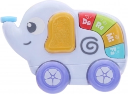 Interaktywny słoń z pianinkiem ze świetlnymi i dźwiękowymi efektami