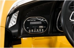 Dziecięcy elektryczny samochodzik Audi R8 Spyder żółty