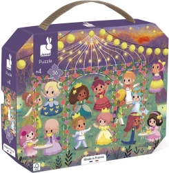 Puzzle w walizeczce Księżniczki 36 elementów