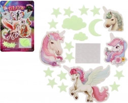 Świecące jednorożce na ścianę i sufit