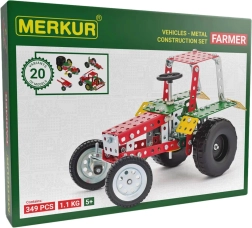 Merkur metalowy zestaw konstrukcyjny Farma, 341 elementów