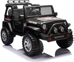 Dziecięcy elektryczny samochodzik 4x4, czarny