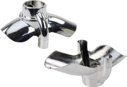 Srebrne plastikowe błotniki do modelu PRO700