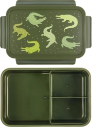 A Little Lovely Company pudełko śniadaniowe dla dzieci – Krokodyl