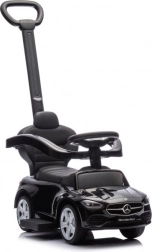 Dziecięcy jeździk z rączką Mercedes 3w1 czarny