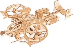 Drewniane puzzle 3D – Śmigłowiec szturmowy
