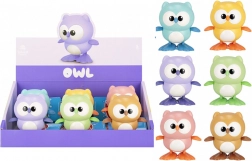 Chodząca sówka nakręcana – plastikowa zabawka dla dzieci
