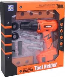 Dziecięca wiertarka elektryczna z akcesoriami