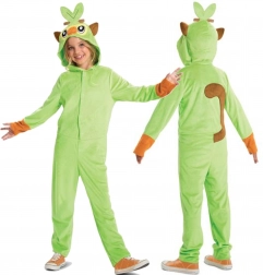 Dziecięcy kostium POKEMON Grookey zielony kigurumi 4–6 lat (109–126 cm)