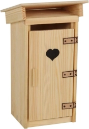 Drewniany zestaw do budowy sławojki 1:16 – model do klejenia