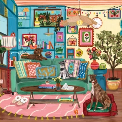 Ravensburger kwadratowe puzzle Art & Soul: Raj spokoju 750 elementów