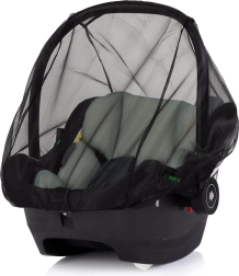 Uniwersalna moskitiera na fotelik samochodowy CHIPO LINO, czarna