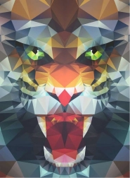 Puzzle Poligonowy Lew 500 elementów Ravensburger