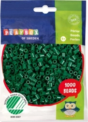 PLAYBOX Koraliki do zaprasowywania - ciemnozielone 1000 szt.