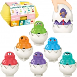 WOOPIE Mozaika Montessori Jajka Grzechotka 6 szt.