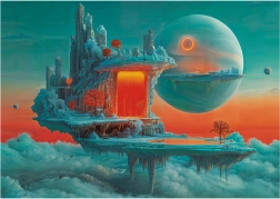 Educa Puzzle Planeta ognia i lodu 1000 elementów