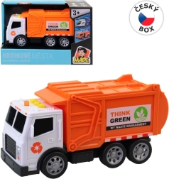 Śmieciarka na baterie ze światłem i dźwiękiem