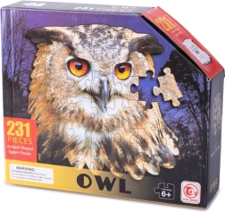 Puzzle obrysowe sowa 231 elementów