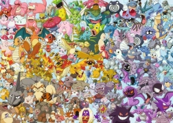 Puzzle 1000 elementów POKEMON challenge – RAVENSBURGER