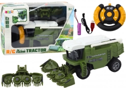 RC kombajn rolniczy zielony