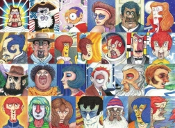 Puzzle Ravensburger alfabet w twarzach 500 elementów