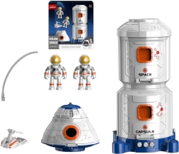 Interaktywna zabawka Stacja kosmiczna z astronautami i promem kosmicznym