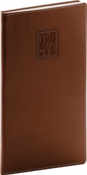 Kieszonkowy kalendarz Panama 2026 od Notique, brązowy