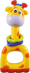 Dziecięca grzechotka żółta żyrafa Baby Mix
