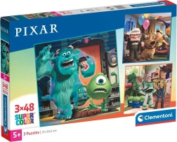 Clementoni puzzle Disney Pixar 3×48 elementów