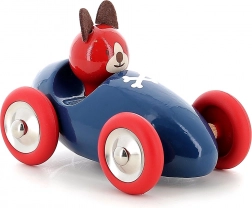 Vilac drewniany samochodzik wyścigowy pies Lucien