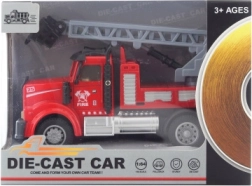 Metalowy wóz strażacki