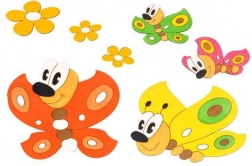 Dekoracje drewniane Motyle i Kwiatki