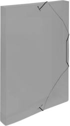 Plastowe archiwalne pudełko A4 z gumką, dymione