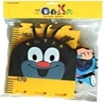 Dziecięca miarka wzrostu Krecik – żółta, piankowa, 5 elementów