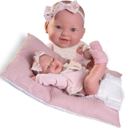 Realistyczna lalka niemowlę z miękkim winylowym ciałem