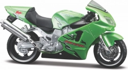 Metalowy model motocykla KAWASAKI Ninja ZR-12R 1:18 z podstawką