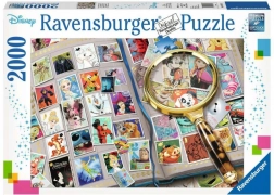 Puzzle 2000 elementów Kolekcja znaczków pocztowych