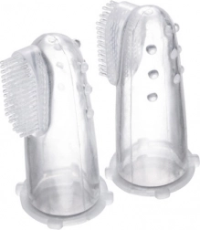 Canpol babies Pierwsza szczoteczka na palec masująca w etui