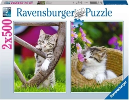 Puzzle Kocięta na wsi 2×500 elementów RAVENSBURGER