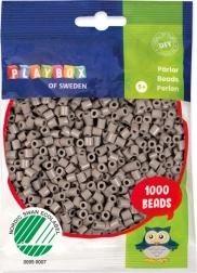 Koraliki do zaprasowywania Playbox szare 1000 szt.