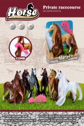 Zabawka konik z grzebieniem