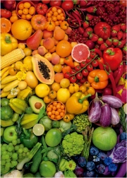 Educa Puzzle Kolorowe Witaminy 1000 elementów