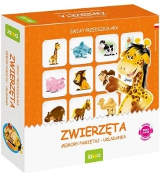 Pamięciowe memo Zwierzęta dla dzieci od 5 lat