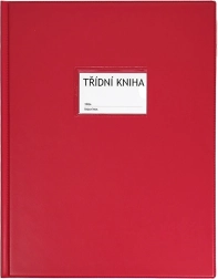 Okładki na dziennik lekcyjny A4 z okienkiem – czerwone Classic