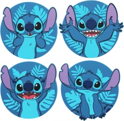 zestaw silikonowych podkładek Disney Stitch (4 szt.)