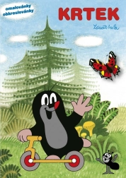 kolorowanka Krecik do odrysowania A5