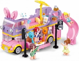 Sluban rock muzyczny kamper autobus piętrowy zestaw konstrukcyjny