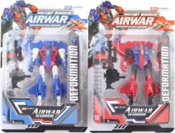 Składany robot myśliwiec plastikowy 12 × 8 cm