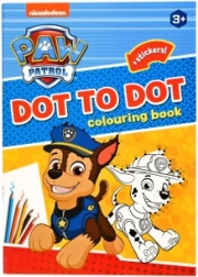 Kolorowanki i łamigłówki PAW PATROL A4 z naklejkami
