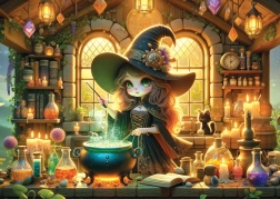 Puzzle YAZZ Urocza czarodziejka 1000 elementów